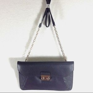 Charming Charlies large gray clutch crossbody